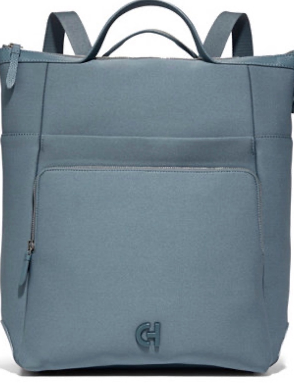 Cole Haan Grand Ambition Slate Blue Convertible Backpack Tote